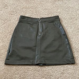 Aritzia Vegan Leather Skirt